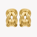 NILO ELONGATED TWISTS EARRINGS