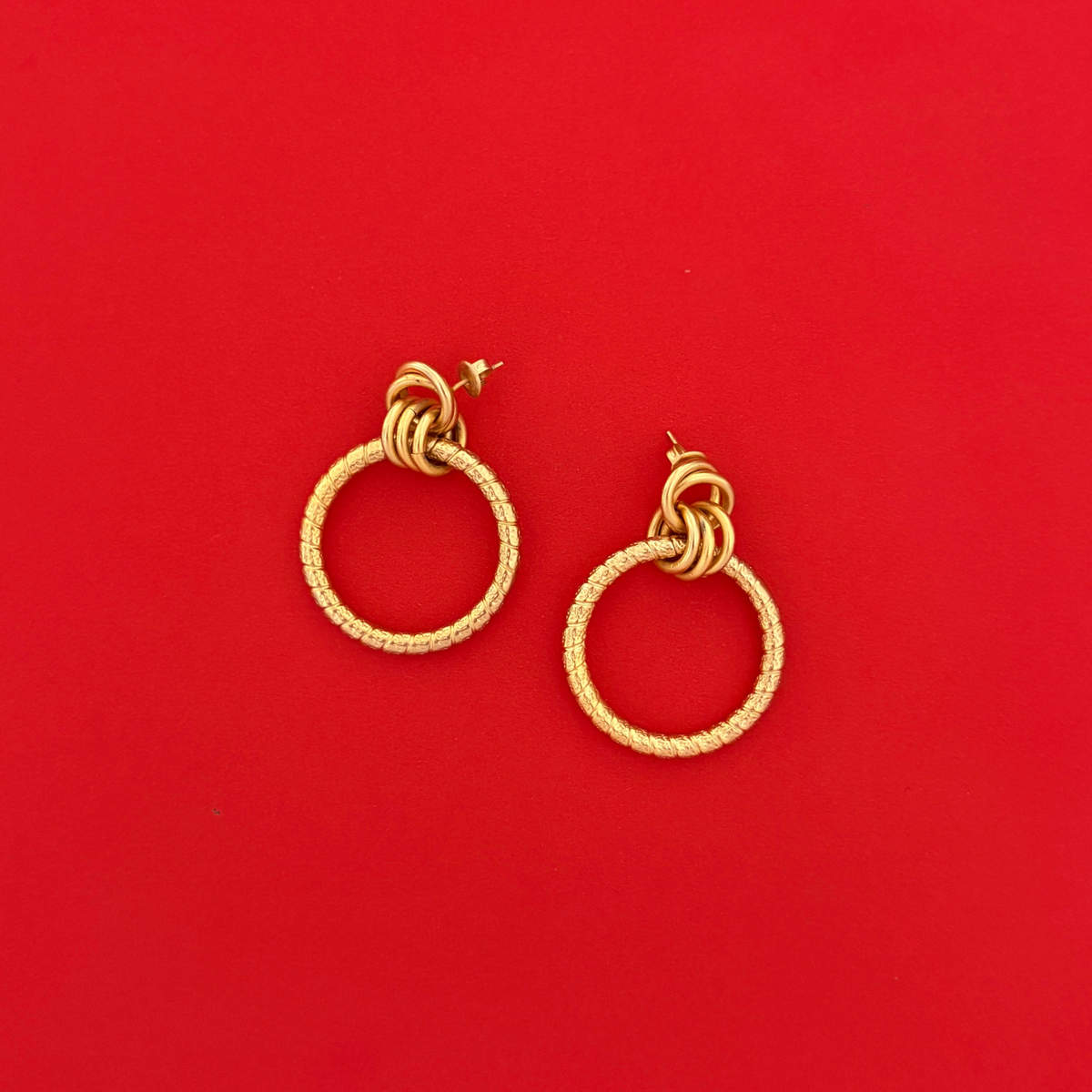 ANGELINA TRIPLE HOOP EARRINGS