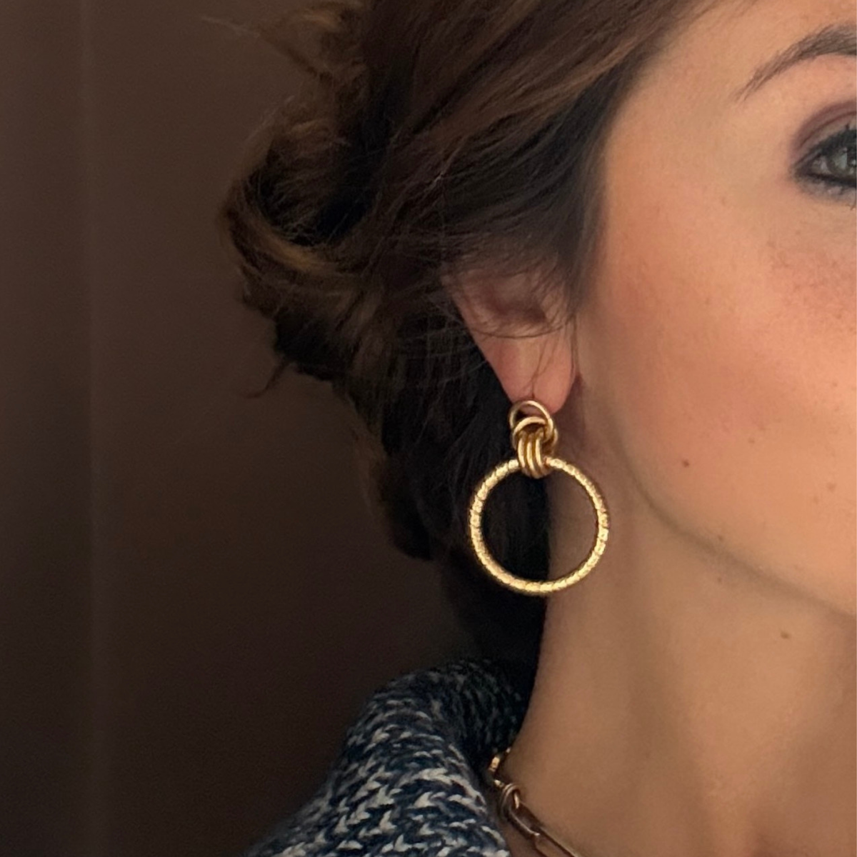 ANGELINA TRIPLE HOOP EARRINGS